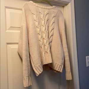 Cream staple sweater